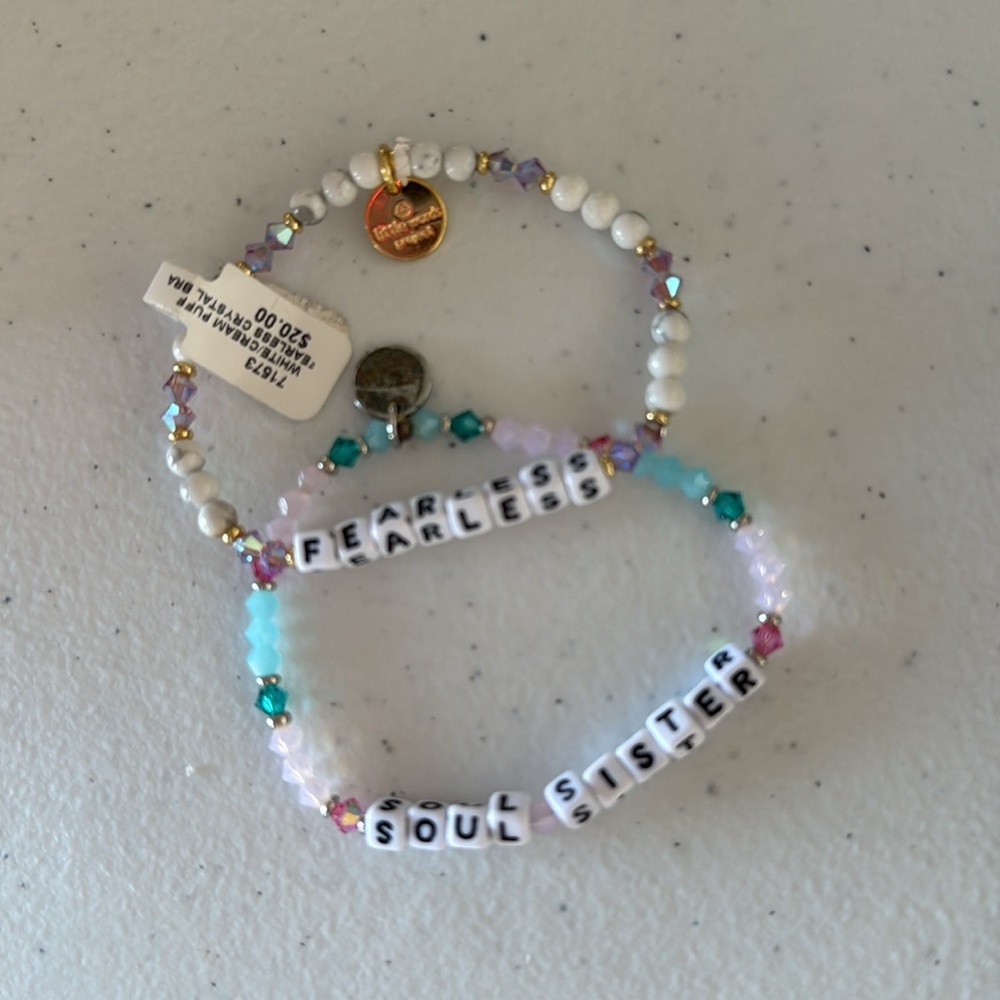Soul Sister & Fearless Beaded Bracelets